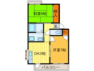 ウエスタンハイツの物件間取画像